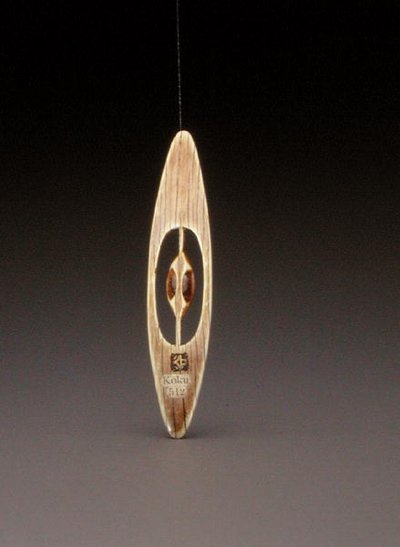 نيتسوكي يصور مكوكًا للنسيج ، بخاتم كوكوساي ، c.1860 (عكس 195497) بواسطة أوزاكي كوكوساي